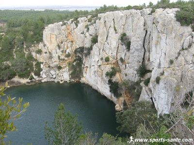 Photo sur le Gouffre de Fleury dans l'Aude